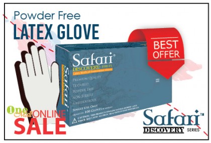 Latex P/Free Glove, Safari